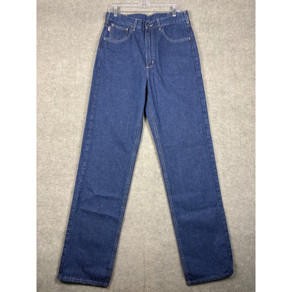 Carhartt FRB100-DNM Relaxed Fit FR Flame Resistant Jeans 34x36 Dark Wash Blue